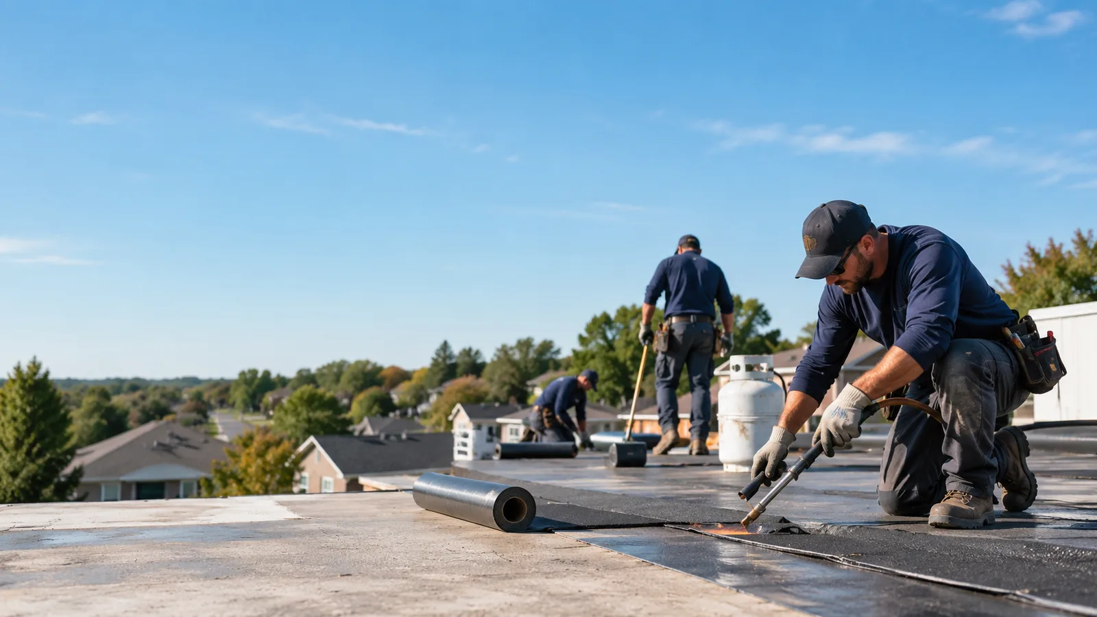 Flat Roof Leak Repair providers in Holcomb, MS